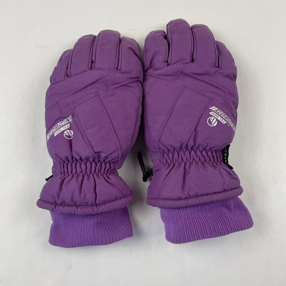 Gordini Gore-Tex Winter Gloves Women’s L Purple Nylon Pigskin Leather Palms - Picture 1 of 9